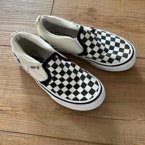 Kids Classic Slip-on Checkerboard Vans